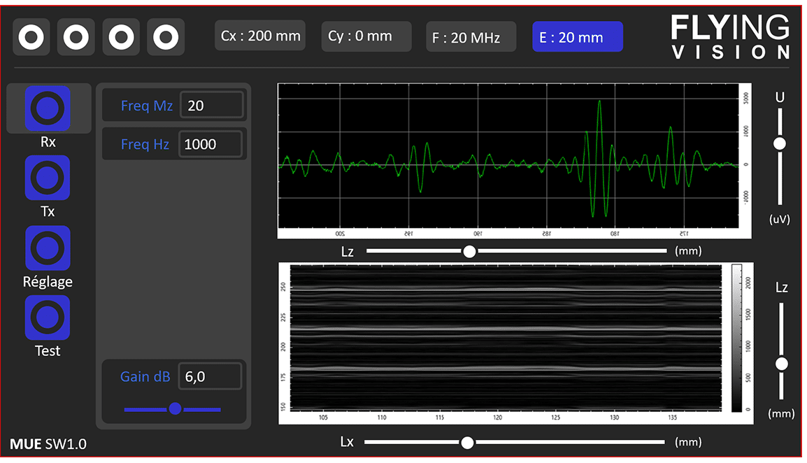 Eingebettete Ultraschallsoftware