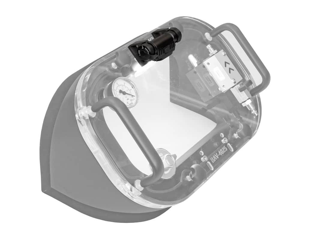 LED system can be positioned and oriented according to your specific inspection configuration