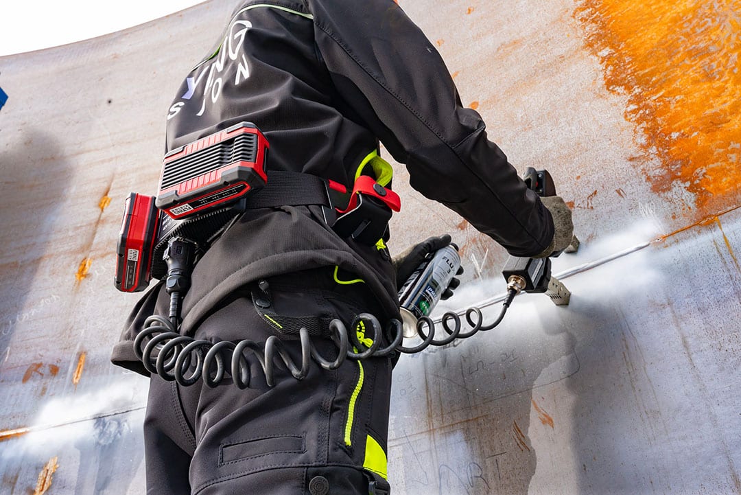 Magnetic particle testing is a non-destructive testing method